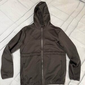 Men's Black Zip Up Hoodie Size S